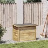 Boîte de rangement Naturel 80 x 44,5 x 57,5 cm Pinède imprégnée 520571520571