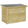 Boîte de rangement Naturel 80 x 44,5 x 57,5 cm Pinède imprégnée 520571520571