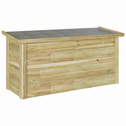 Boîte de rangement Naturel 119 x 44,5 x 58 cm Pinède imprégnée 520572520572