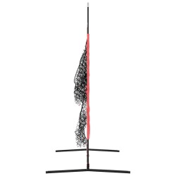 Filet d'entraînement de baseball Noir 214,5 x 89,5 x 181 cm 520576520576