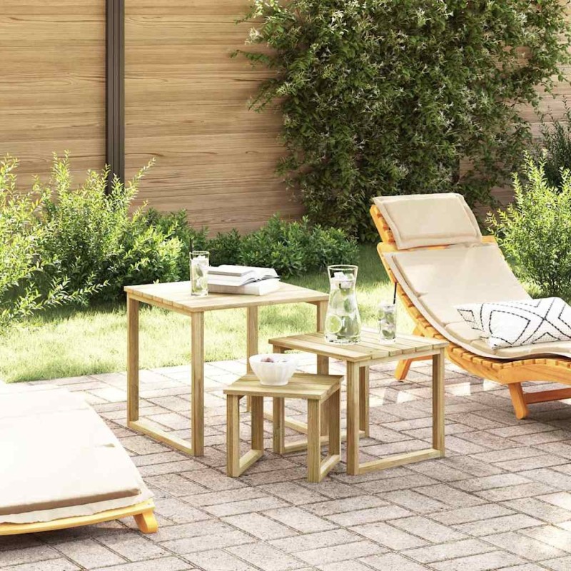 table 3 pcs Naturel Pinède imprégnée 520578520578
