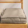 Coussin 2 pcs Taupe 40 x 40 x 8 cm Tissu Oxford 520581520581