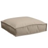Coussin 2 pcs Taupe 40 x 40 x 8 cm Tissu Oxford 520581520581