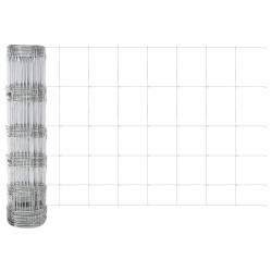 Clôture de prairie Argenté 50 x 0,8 m Acier galvanisé 520601520601