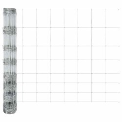 Clôture de prairie Argenté 50 x 1 m Acier galvanisé 520604520604