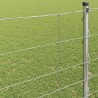 Clôture de prairie Argenté 25 x 1,4 m Acier galvanisé 520634520634