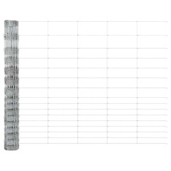 Clôture de prairie Argenté 25 x 1,2 m Acier galvanisé 520644520644