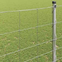 Clôture de prairie Argenté 25 x 1,4 m Acier galvanisé 520647520647