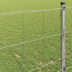 Clôture de prairie Argenté 25 x 1 m Acier galvanisé 520652520652