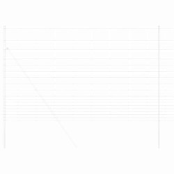 Clôture de prairie Argenté 25 x 1,5 m Acier galvanisé 520663520663