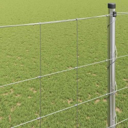 Clôture de prairie Argenté 25 x 1,6 m Acier galvanisé 520666520666