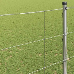 Clôture de prairie Argenté 25 x 1,5 m Acier galvanisé 520669520669