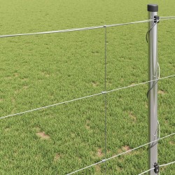 Clôture de prairie Argenté 50 x 1 m Acier galvanisé 520673520673