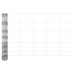Clôture de prairie Argenté 50 x 1 m Acier galvanisé 520673520673