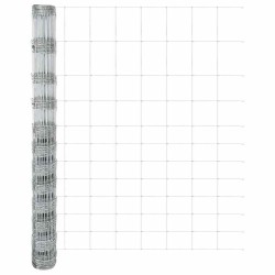 Clôture de prairie Argenté 50 x 1,4 m Acier galvanisé 520674520674