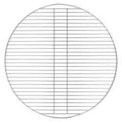 Grille de barbecue Argenté 57 x 57 cm Acier inoxydable 520676520676