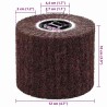 Rouleaux de ponçage 3 pcs Marron 12 x 12 x 10 cm 520680520680