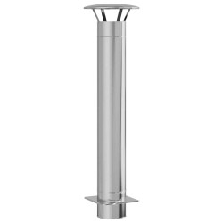 Extension de Conduit Argenté 35 x 35 x 132 cm Acier inoxydable 520681520681