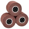 Rouleaux de ponçage 3 pcs Marron 12 x 12 x 10 cm 520687520687