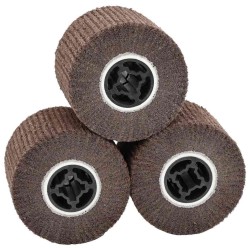 Rouleaux de ponçage 3 pcs Marron 12 x 12 x 10 cm 520694520694