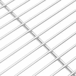 Grille de barbecue Argenté 40 x 30 cm Acier inoxydable 520698520698