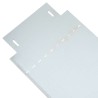 Bordures de pelouse 5 pcs Argenté 100 x 25 x 0,07 cm 520708520708