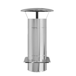 Extension de Conduit Argenté 35 x 35 x 65 cm Acier inoxydable 520711520711