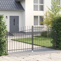 Porte Double Woerden Gris 299,5 x 149,5 cm Acier 520716520716