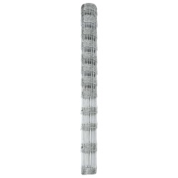 Clôture de prairie Argenté 50 x 1,4 m Acier galvanisé 520722520722