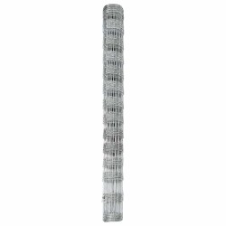 Clôture de prairie Argenté 50 x 1,4 m Acier galvanisé 520733520733