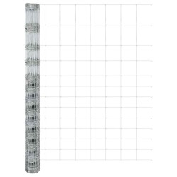 Clôture de prairie Argenté 50 x 1,5 m Acier galvanisé 520739520739