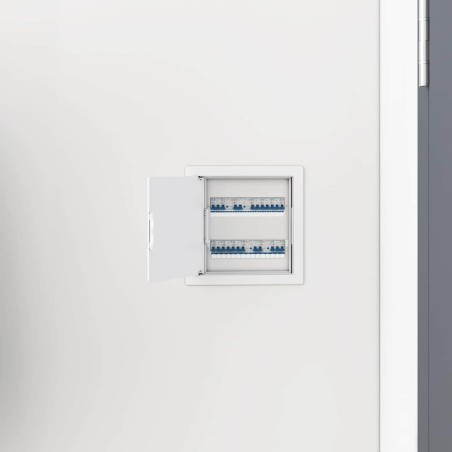 Panneaux d'Accès 2 pcs Blanc 15 x 15 cm Plastic ABS 520744520744