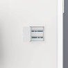 Panneaux d'Accès 2 pcs Blanc 15 x 15 cm Plastic ABS 520744520744