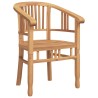 Chaise 2 pcs Marron 63 x 58 x 89 cm Bois de teck massif 520746520746