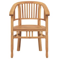 Chaise 2 pcs Marron 63 x 58 x 89 cm Bois de teck massif 520746520746