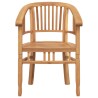 Chaise 2 pcs Marron 63 x 58 x 89 cm Bois de teck massif 520746520746