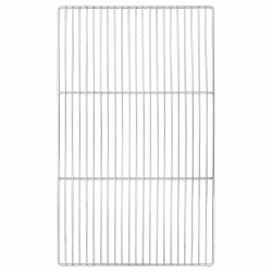 Grille de barbecue Argenté 67 x 40 cm Acier inoxydable 520751520751