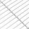 Grille de barbecue Argenté 60 x 40 cm Acier inoxydable 520752520752
