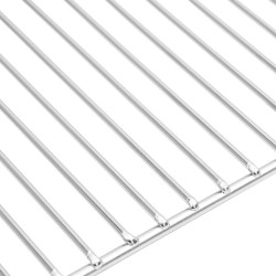 Grille de barbecue Argenté 50 x 35 cm Acier inoxydable 520753520753