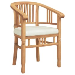 Chaise 2 pcs Marron 63 x 58 x 89 cm Bois de teck massif 520756520756