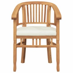 Chaise 2 pcs Marron 63 x 58 x 89 cm Bois de teck massif 520756520756