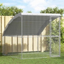 Cage à poules Argenté 2 x 2 x 2 m Acier galvanisé 520759520759