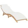 Transat de jardin Marron 198 x 55 x 58,5 cm Bois de teck massif 520761520761