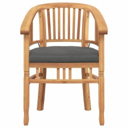 Chaise 2 pcs Marron 63 x 58 x 89 cm Bois de teck massif 520763520763