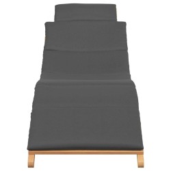 Transat de jardin Marron 198 x 55 x 58,5 cm Bois de teck massif 520764520764