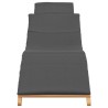 Transat de jardin Marron 198 x 55 x 58,5 cm Bois de teck massif 520764520764