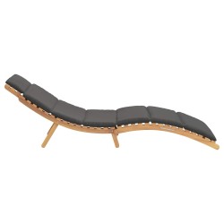 Transat de jardin Marron 198 x 55 x 58,5 cm Bois de teck massif 520764520764