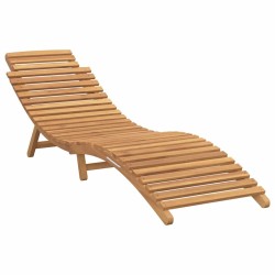 Transat 2 pcs Marron Bois de teck massif 520765520765