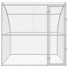 Kennel pour Chiens Argenté 2 x 2 x 2 m Acier galvanisé 520766520766