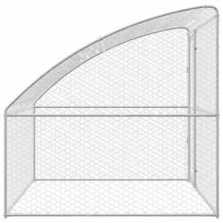 Kennel pour Chiens Argenté 2 x 2 x 2 m Acier galvanisé 520766520766